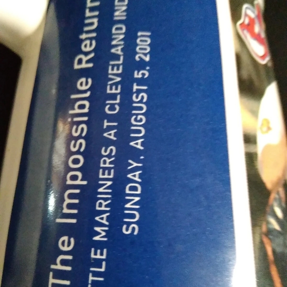 The Impossible Return Cleveland Indians Mug August 5,2001 .